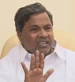 Chief Minister Siddaramaiah